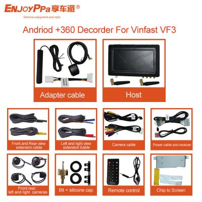 China Vinfast VF 3 360 Car Camera 12V Power Supply and 1080P Resolution for Original Screen Update with Andriod System for sale