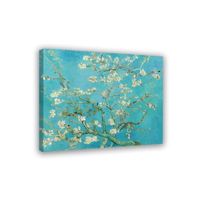 China Waterproof+ECO-Friendly Famous Modern Almond Blossom Oil Paintings Reproduction Canvas Prints By Van Gogh Floral Pictures On Canvas Wall Art Pictures for sale