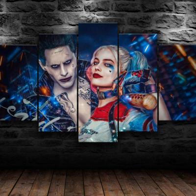 China High Quality Harley Quinn Joker Vogue Movie Waterproof+ECO-Friendly Decoration Designs Poster Modern Canvas Print Wall Art For Living Room Home Decor for sale