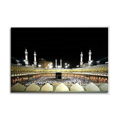 China Waterproof+ECO-Friendly HD Print Gathering Modern Muslim Monks Monks View Paintings Wall Art For Living Room Office Bedroom Word Home Decor Large for sale