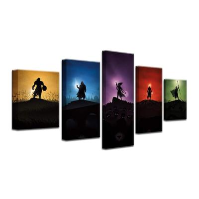 China Waterproof+ECO-Friendly 5 Panel Inspiration MTG Magic Gathering Poster Canvas Print Wall Art Painting Picture Artwork For Home Living Room Decor for sale