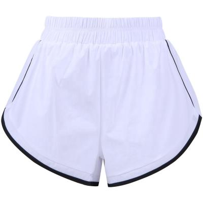 China New Breathable Quick Drying Double Layer Fitness Hot Pants Women Sportswear Yoga Running Shorts for sale