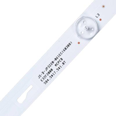 China Warehouse JS-D-JP3220-061EC E32F2000 led backlight strip 6v 2w use 32 inch tv for sale