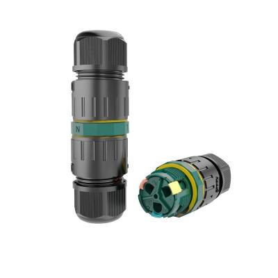 China M20 3 Conector circular impermeable de núcleo de tipo Push Adaptador de tarjetas rápidas IP68 en venta