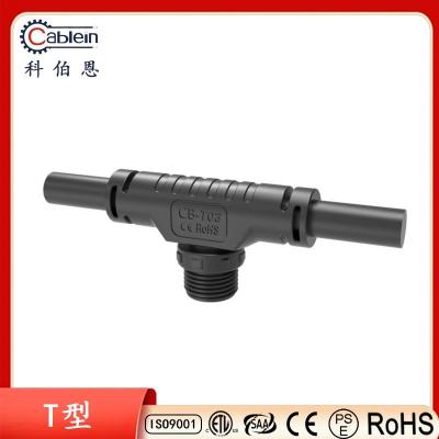 China M16 Rubber Coated T Tee LED Waterproof Connector 15A Street Lamp Module Court Light for sale