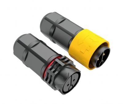 China Conector de dados de solda / parafuso resistente à água IP68 com capacidade de corrente alta de 40A à venda