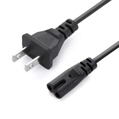 China American Standard Two Flat Power Cable Plug 1.5m Length Cord With 8 Letter Suffix for sale