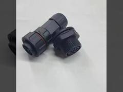 M25 Assembles male/female 3-core waterproof circular connector