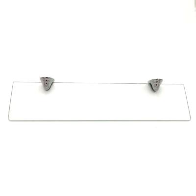 China Wall Mounted Type Bathroom Fittings Accessories Glass Corner Wall Mount Shelf for sale