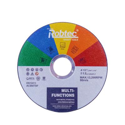 China Multi Functional Robtec 4.5 Multi Ware Cutting Disc 4 In 1 Universal Cutting Wheel for sale