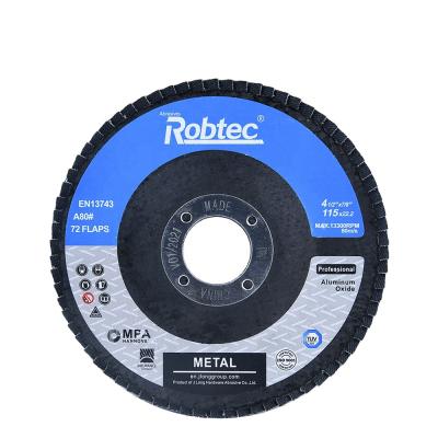 China Robtec Steel Professional Metal Polishing Stainless Steel Grinding Wheel With Mpa for sale