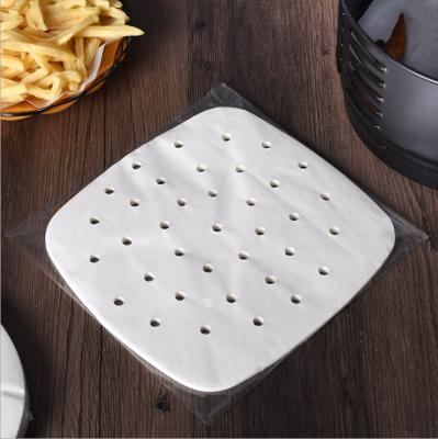 China 100pcs Waterproof Air Fryer Liners 6 Premium Perforated Parchment 7 8 9 Bamboo Steamer Liners 10inch Cooking Papers Non-Stick Steamer Liner for sale