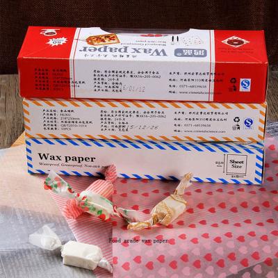 China Custom Food Grade Recyclable Wrapping Parchment Wax Paper for sale