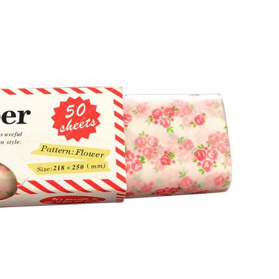 China China Supply Recyclable Colored Food Grade Wax Paper Rolls For Food for sale