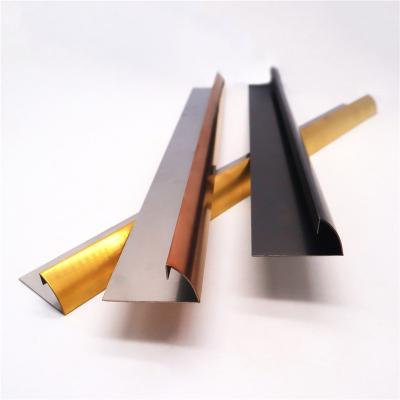 China Modern Foshan Tiling Tools And Equipment Premium Stainless Steel Quarter Round Edge Trim Profile for sale