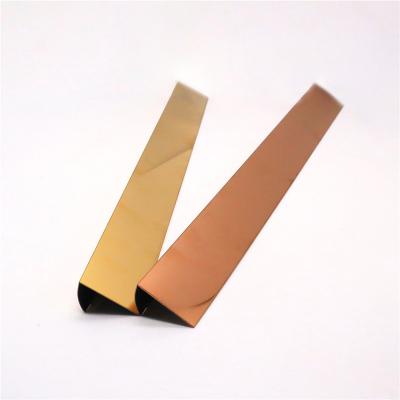 China Free Sample OEM 304 Grade Stainless Steel Modern Tile Edge Trim Whole Curved Marble Modern Style Tile Edge Trim for sale