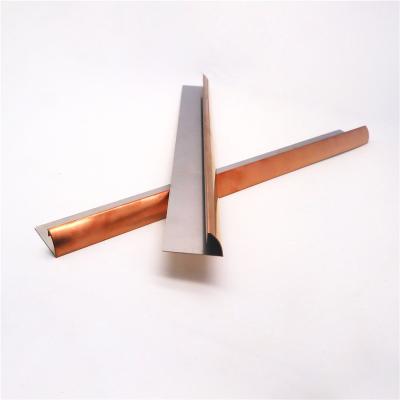 China High Quality Modern Stainless Steel Tile Trim For Wall Different Shaped Modern Style 304 Grade Tile Accessories Free Sample for sale