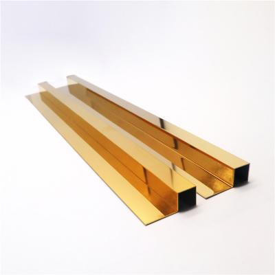 China Modern New Arrival Decorative Marble Edge Protector Chrome Stainless Steel Tile Trim Edge Profiles for sale