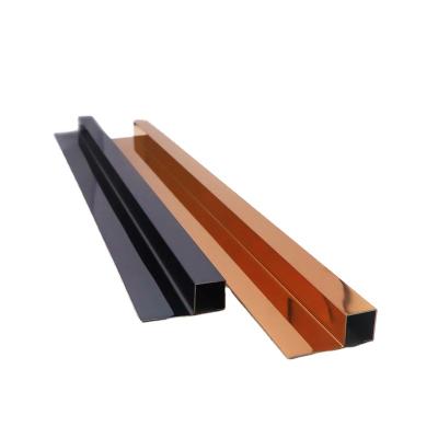 China Free Sample Wholesale Modern 201 304 Custom Made OEM Logo Customized Corner Tile Trim 316 Grade Stainless Steel Sharpening Profiles for sale