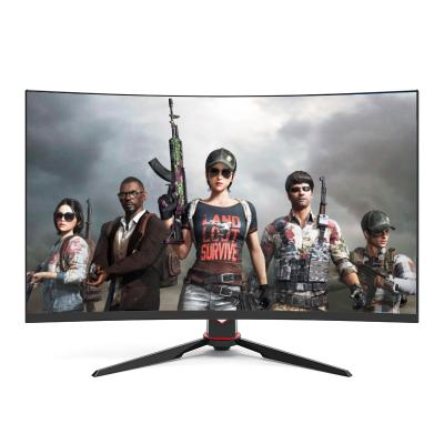 China Customized Curved 2K Gaming Monitor 165Hz With Widely Viewing Angle for sale