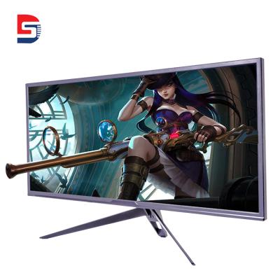 China Modern Flat Simplicity 144hz Gaming Monitor 3440*1440 Resolution Cheap Non Curved Computer Monitor for sale