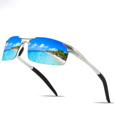 China Retro Fashion Sunglasses Manufacturer Chinese Aluminum Magnesium Sunglasses Men's Rogue Motion Polarized Lenses for sale