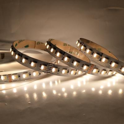 China LANDSCAPE High Power 5in1 RGBWW RGBCW flexible led strip ribbon smd 5050 60leds/m DC 12V 24V led strip light RGBCCT led strip light strip for sale