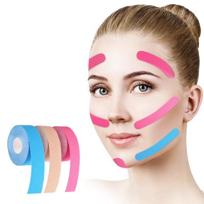 China Factory Direct Sales LOGO High Elasticity Kinesiology Tape Custom Face Face Lift Multifunctional Training Tape for sale