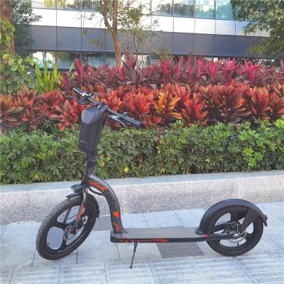 China Unisex Super Lightweight Electric Fork Electric Scooter e-scooter front /rear suspension ebike folding scooter big wheel 350w powerful motor for sale