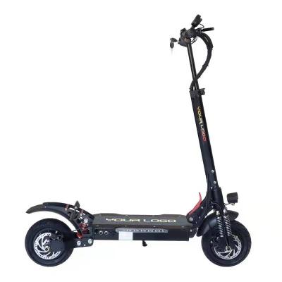 China 2022 Unisex New Design Similar to HONEY WHALE E5 10 Inch With Double Motor 2400W Electric Scooter Eu Warehouse With Seat For Adults for sale