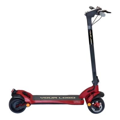 China Unisex High End Commuting Electric Kick Scooter Adults, 500W Motor Double Fat Tire 2 Wheel Foldable E-scooter dropshipping for sale