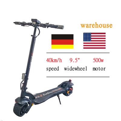 China Unisex wide wheel escooter USA warehouse 48V/500W/10-15AH folding powerful urban electric scooter with adult cheap price for sale