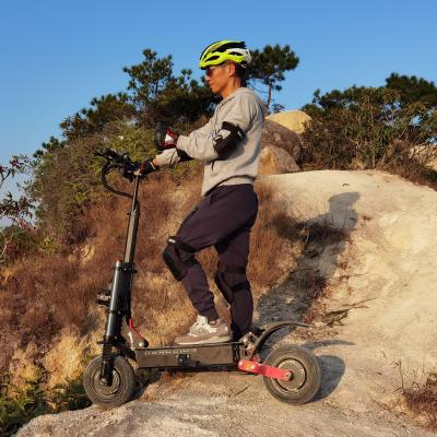 China Unisex electric scooter china factory, fast delivery 2800W dual motor 11inch fat tire with LED acrylic panel electric scooter for sale