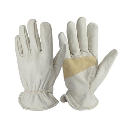 China Hot Selling Non Slip Safe Protective Wear-Resistant Machinery Cowhide Work Insurance Safety Industrial Gardening Gloves for sale