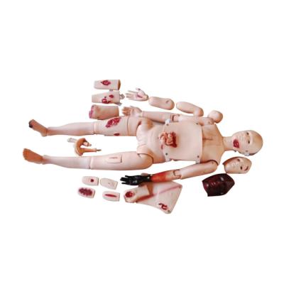 China Advanced Trauma Teaching Model Simulator Human Injuries Care Medical Training Model Human Nursing Model for sale