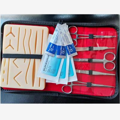 China Durable Surgical Suture Training Model, Suture Training Kit, Silicone Training Skin Pad for sale