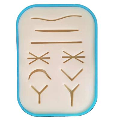 China Durable Surgical Suture Training Skin Pad Silicone Suture Skin Pad for sale