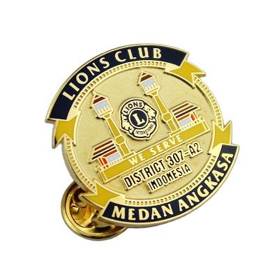 China China Mubo metal badge custom paint enamel drop glue school badge cartoon enterprise chest measure custom car medal for sale