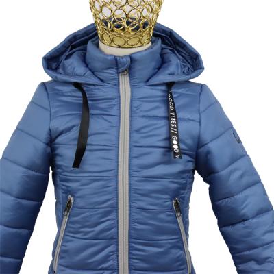 China QUICK DRY Winter White Goose Down Jackets Kids With Reflective Hoodie Girls Down Coats Stripper Jacket for sale