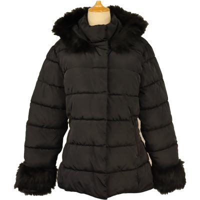 China New Arrived Coat QUICK DRY Fur Collar Cotton-Padded Women's Down Jacket Wool Customized Coat for sale