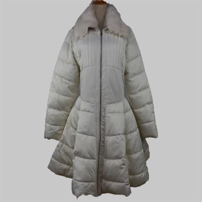 China Free Sample Winter Custom Coat QUICK DRY Cotton Long Warm Zipper And Button Dowm Jacket With Pocket for sale