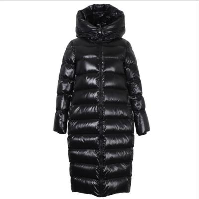 China Workable Long Down Jacket Women Coat Ladies Filled OEM Long Down Coat for sale