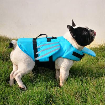 China Stocked Custom Pet Vest Pet Life Vest Wings Design With Reflective Stripe Dog Swimming Vest for sale