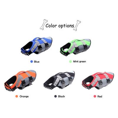 China Custom Stocked Amazon Hot Sale Summer Safe Pet Life Logo Jacket Dog Life Vest for sale