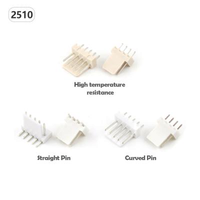 China PCB 2p-16p Pitch Wire-to-Board Wafer Connector 2p-16p 2510 Wire 2.54mm to Board 2.54 jst Connector for sale