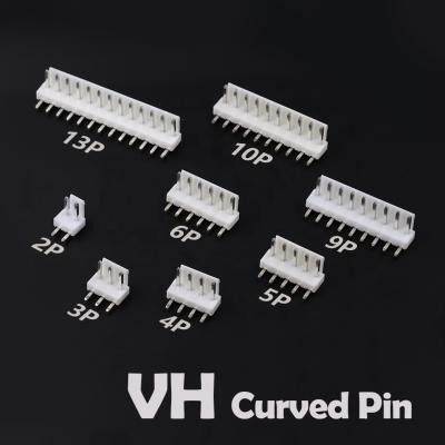 China PCB 2p-16p 3.96mm Pitch Wire To Board Receptacle Wafer Connectors VH 3.96mm Wire-to-Panel Connectors for sale