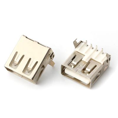 China Type-A 4pins single row needle usb jack carga Pin celulares Usb type AF-2.0-90 connectors for sale