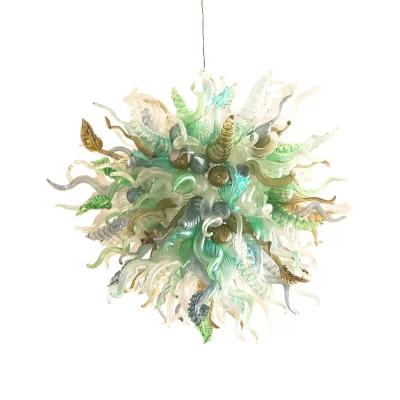 China 100% Zhongshan handmade colorful blown murano glass chandelier kitchens lighting modern chandelier luxury for home for sale