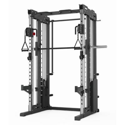 China Universal Multi Functional Trainer Blacksmith Machine Wall Mount Squat Heavy Duty Multi Functional Rack Equipment Blacksmith Machine for sale