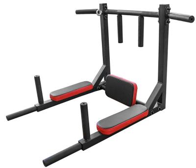 China Home Q195/Q235 Steel Exercise Wall Mounted Pull Up Heavy Duty Chin Up Bar Training Fitness Dip Parallel Bar for sale